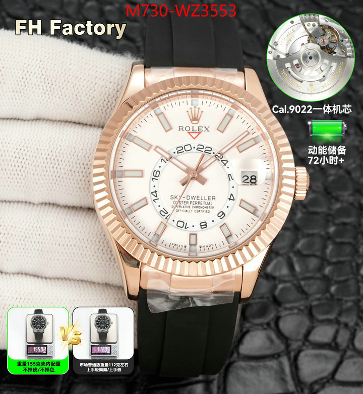 Watch(TOP)-Rolex 7 star quality designer replica ID: WZ3553 $: 730USD
