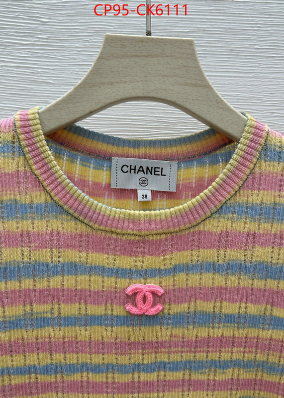 Clothing-Chanel fake aaaaa ID: CK6111 $: 95USD