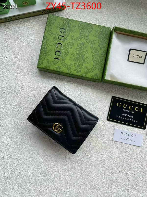 Gucci Bags(4A)-Wallet- is it illegal to buy dupe ID: TZ3600 $: 45USD,