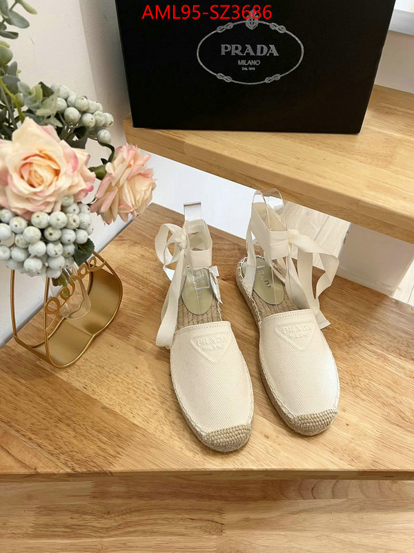 Women Shoes-Prada good quality replica ID: SZ3686 $: 95USD