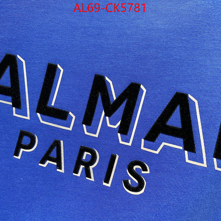Clothing-Balmain high quality happy copy ID: CK5781 $: 69USD