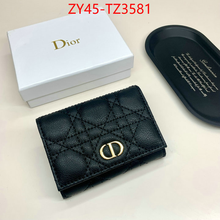 Dior Bags(4A)-Wallet- high quality aaaaa replica ID: TZ3581 $: 45USD,