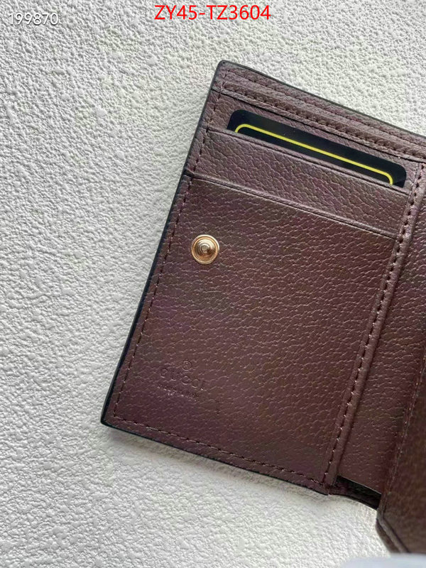 Gucci Bags(4A)-Wallet- top quality replica ID: TZ3604 $: 45USD,