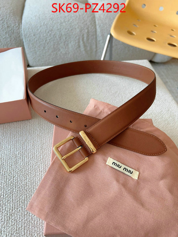 Belts-MIU MIU buy aaaaa cheap ID: PZ4292 $: 69USD