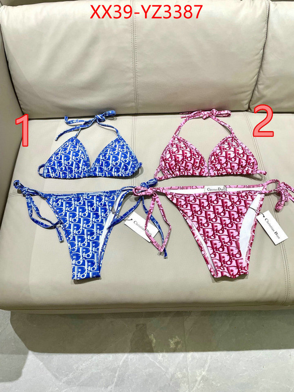 Swimsuit-Dior designer high replica ID: YZ3387 $: 39USD