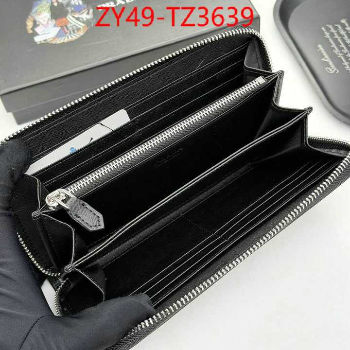 Prada Bags(4A)-Wallet where should i buy to receive ID: TZ3639 $: 49USD,