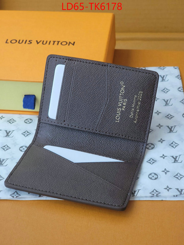 LV Bags(TOP)-Wallet found replica ID: TK6178 $: 65USD,