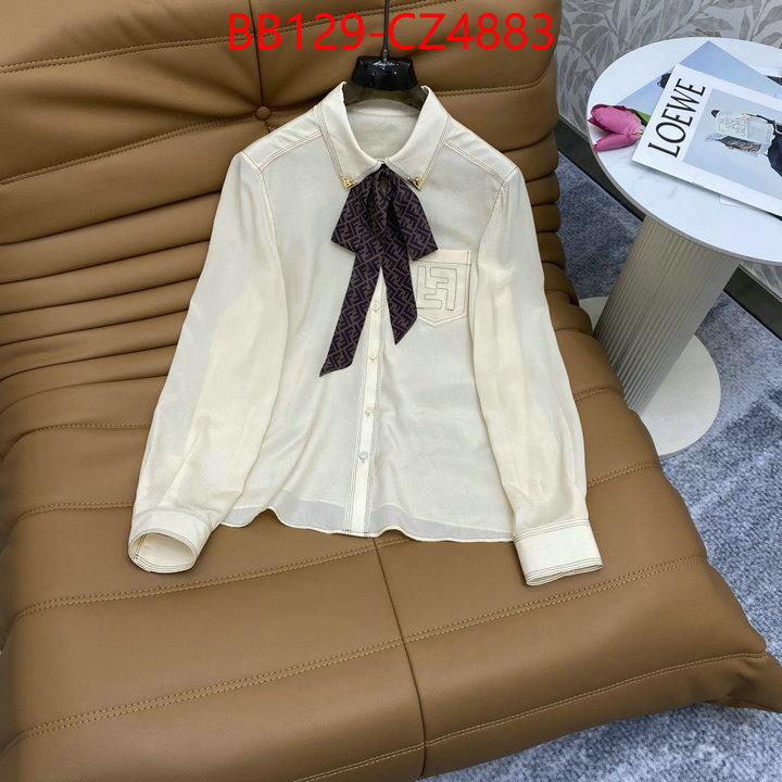 Clothing-Fendi top quality website ID: CZ4883 $: 129USD