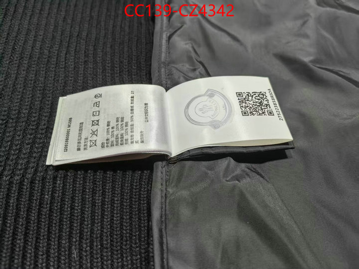 Down jacket Men-Moncler from china 2024 ID: CZ4342 $: 139USD