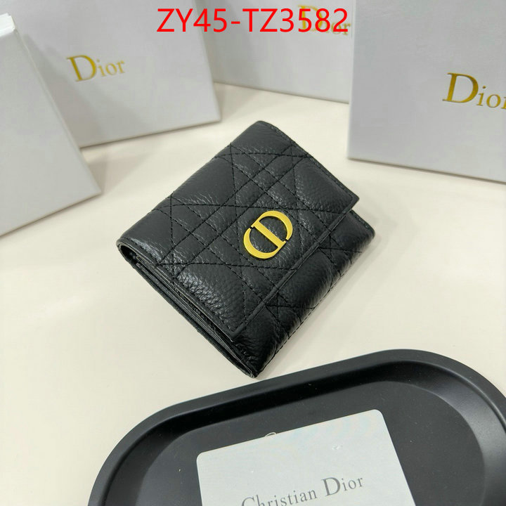 Dior Bags(4A)-Wallet- aaaaa class replica ID: TZ3582 $: 45USD,