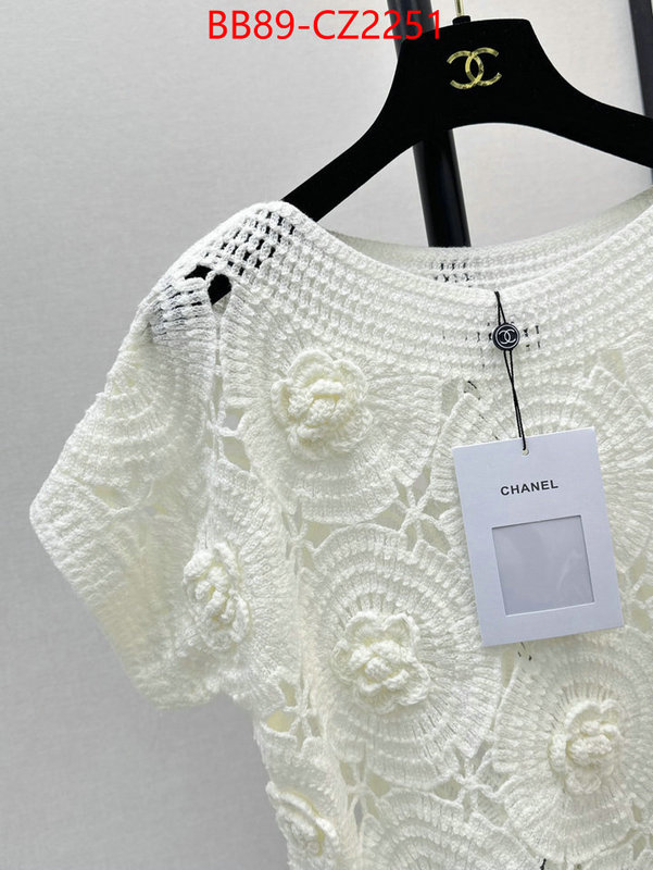 Clothing-Chanel replcia cheap ID: CZ2251 $: 89USD