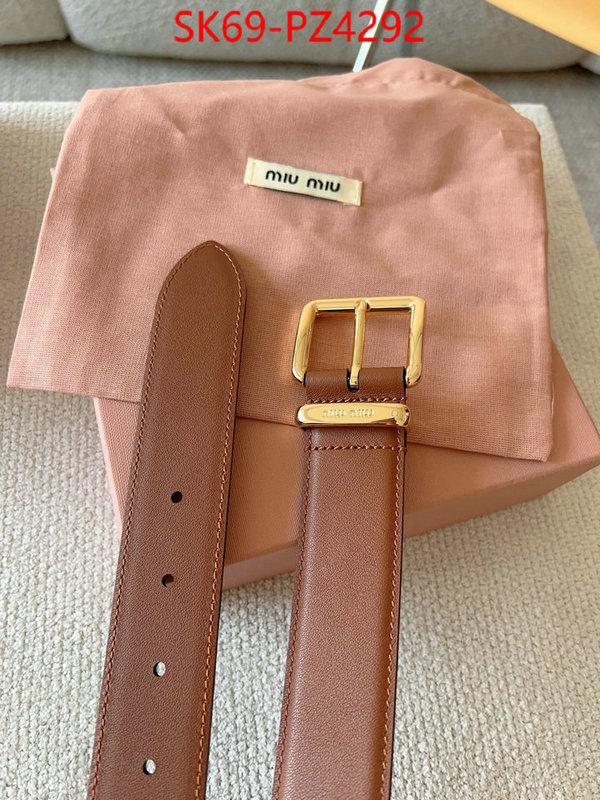 Belts-MIU MIU buy aaaaa cheap ID: PZ4292 $: 69USD