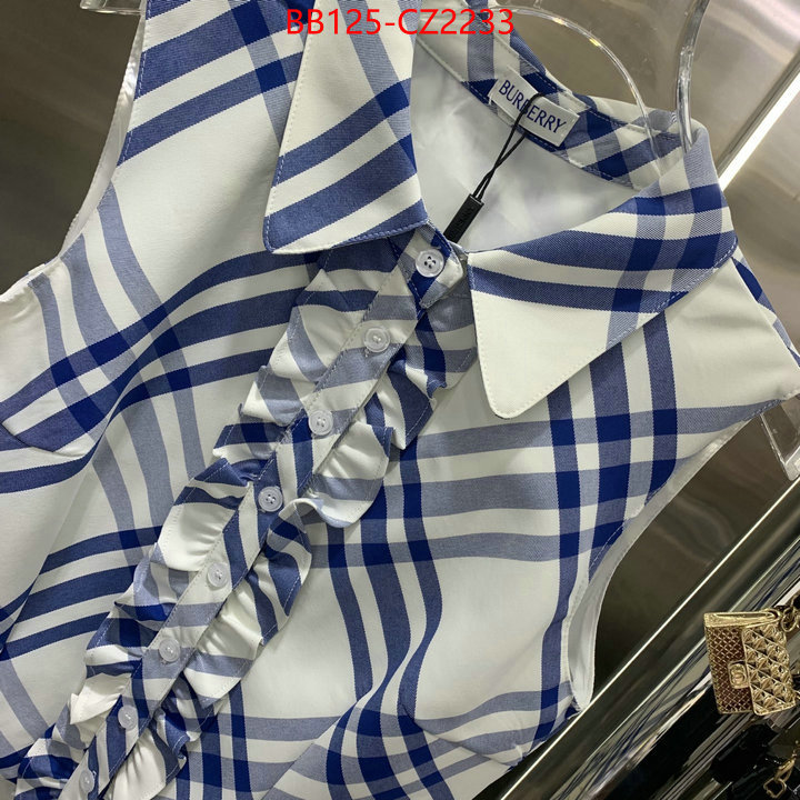 Clothing-Burberry hot sale ID: CZ2233 $: 125USD