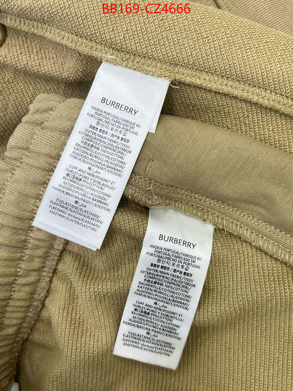 Clothing-Burberry 2024 aaaaa replica 1st copy ID: CZ4666 $: 169USD