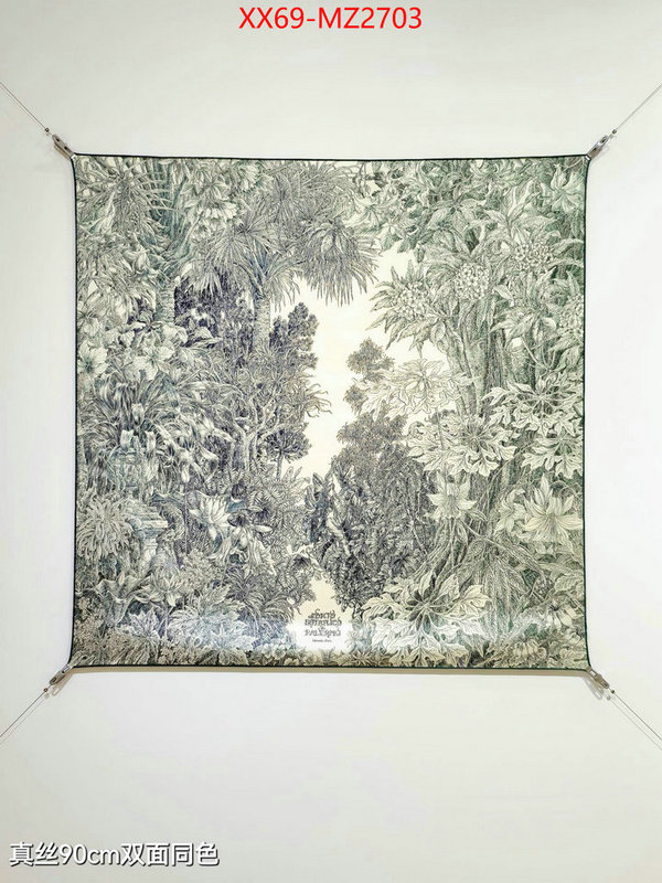 Scarf-Hermes 2024 replica wholesale cheap sales online ID: MZ2703 $: 69USD