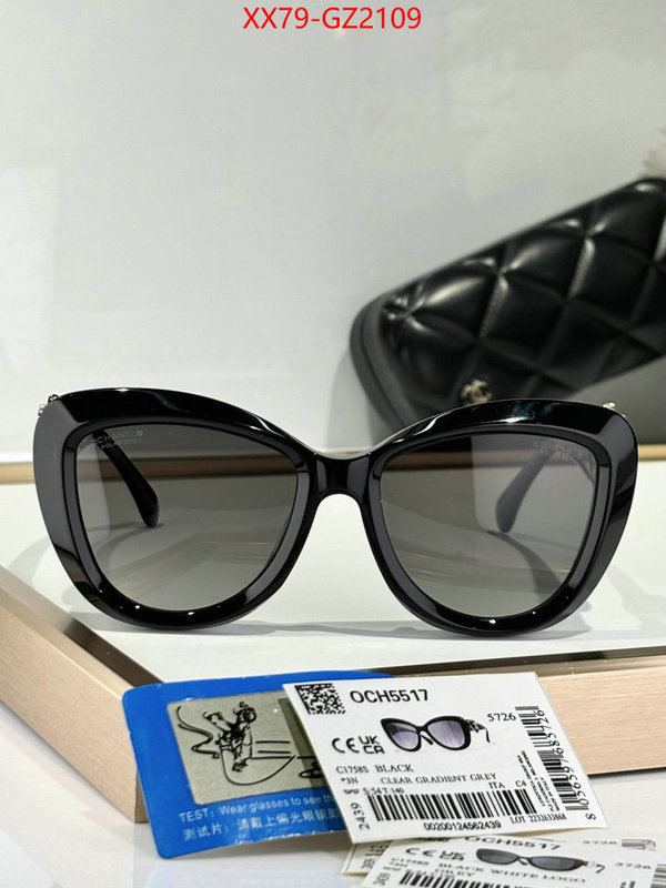 Glasses-Chanel where quality designer replica ID: GZ2109 $: 79USD