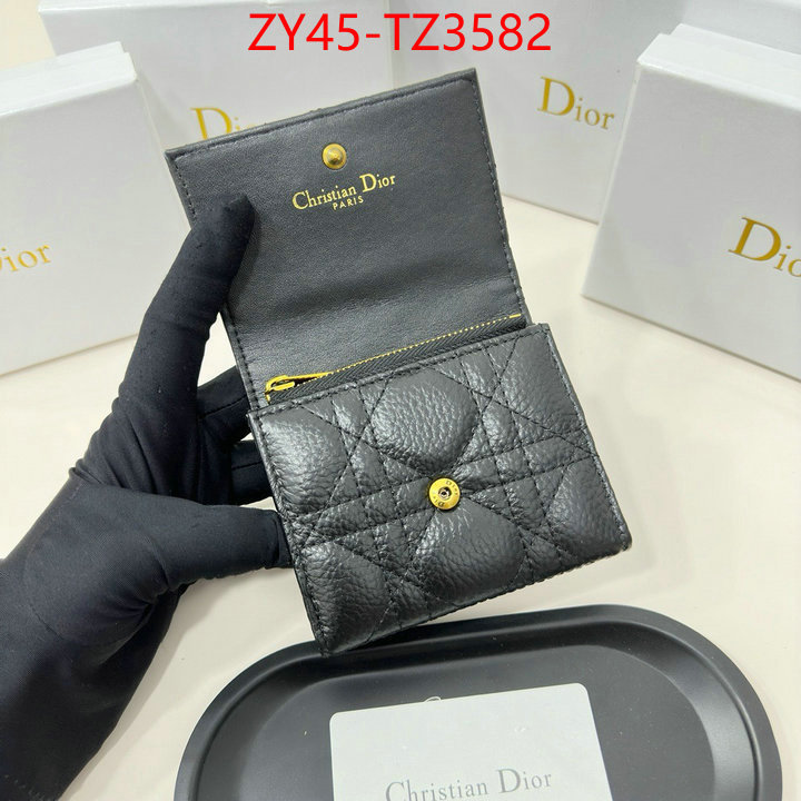 Dior Bags(4A)-Wallet- aaaaa class replica ID: TZ3582 $: 45USD,