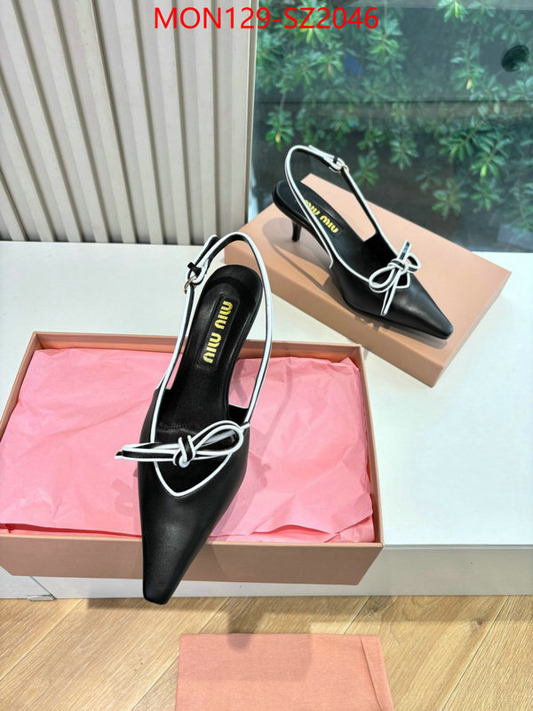 Women Shoes-Miu Miu 1:1 replica ID: SZ2046 $: 129USD