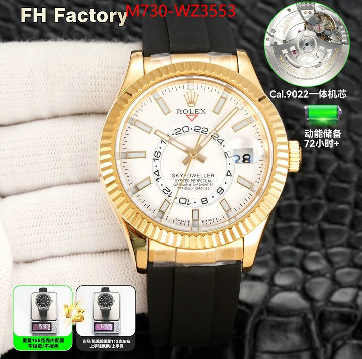 Watch(TOP)-Rolex 7 star quality designer replica ID: WZ3553 $: 730USD