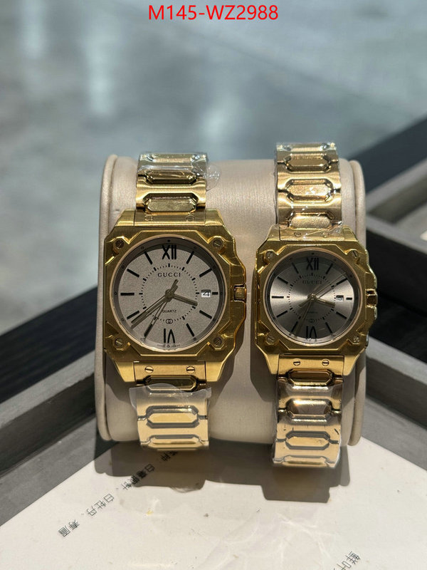 Watch(4A)-Gucci aaaaa+ quality replica ID: WZ2988 $: 145USD