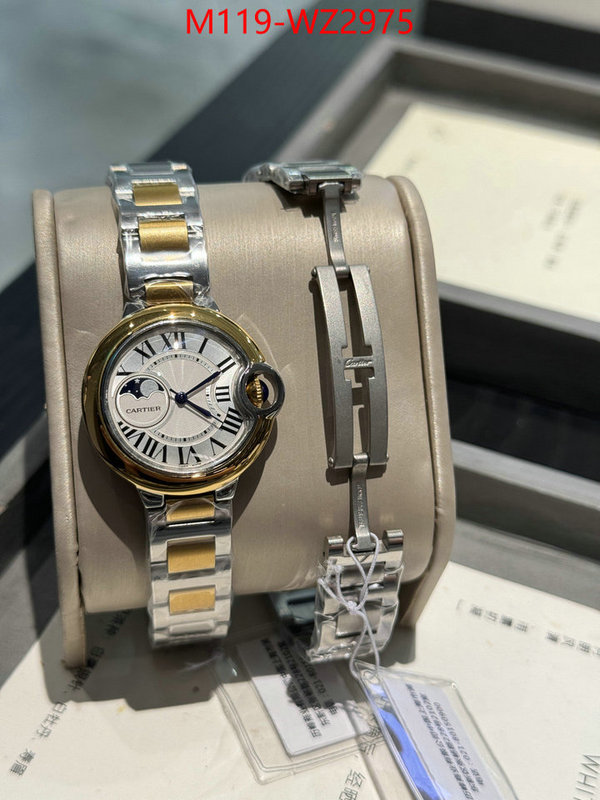 Watch(4A)-Cartier buy best quality replica ID: WZ2975 $: 119USD