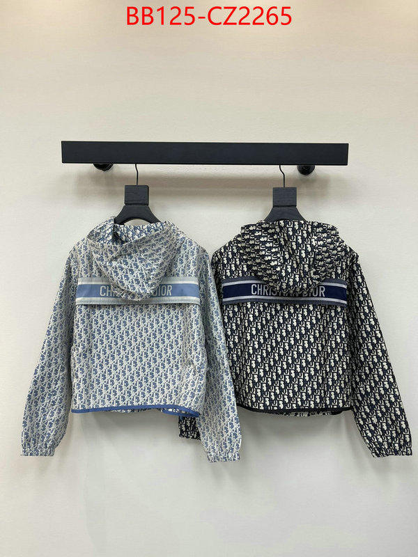 Clothing-Dior designer 1:1 replica ID: CZ2265 $: 125USD