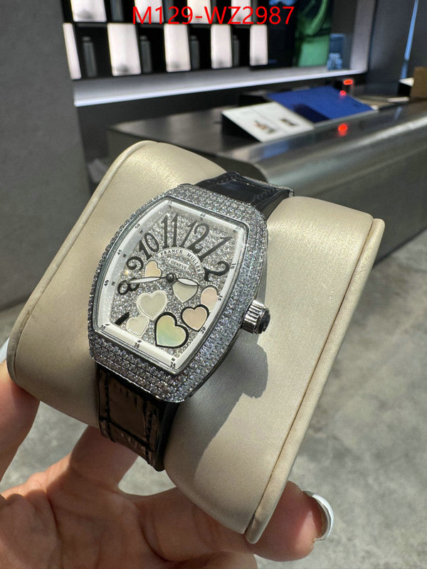 Watch(4A)-Franck Muller fake designer ID: WZ2987 $: 129USD