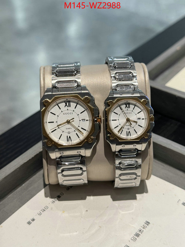 Watch(4A)-Gucci aaaaa+ quality replica ID: WZ2988 $: 145USD