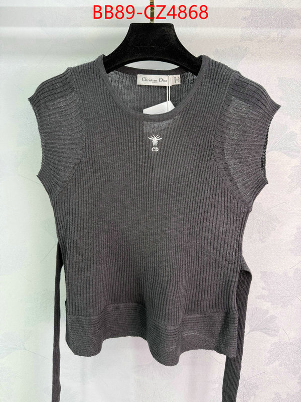 Clothing-Dior aaaaa+ quality replica ID: CZ4868 $: 89USD
