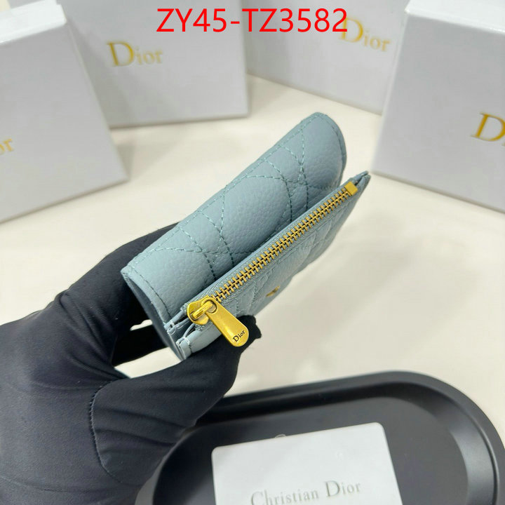 Dior Bags(4A)-Wallet- aaaaa class replica ID: TZ3582 $: 45USD,