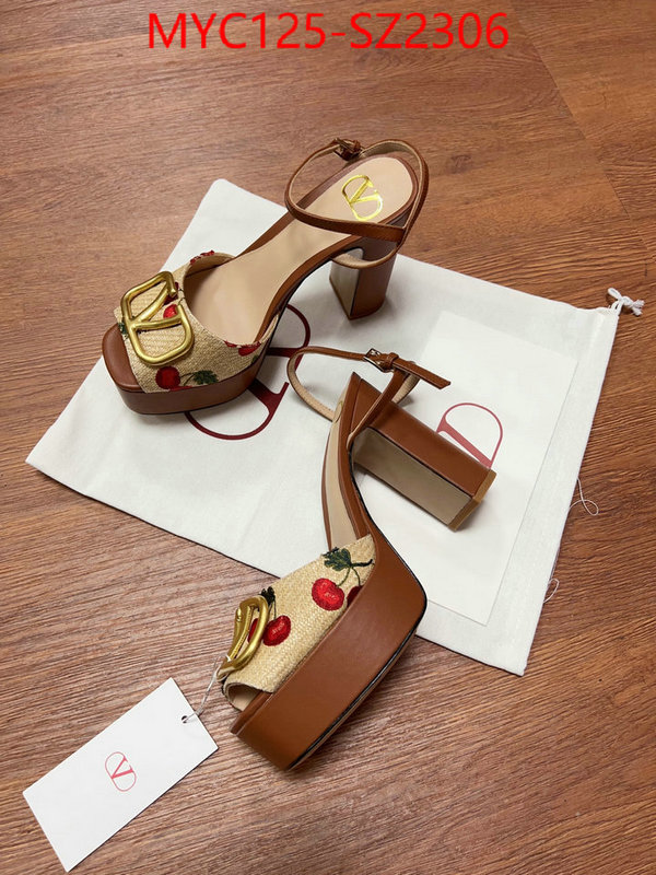 Women Shoes-Valentino best knockoff ID: SZ2306 $: 125USD