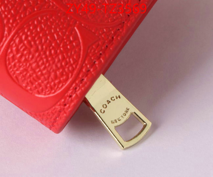 Coach Bags(4A)-Wallet what ID: TZ3569 $: 49USD,