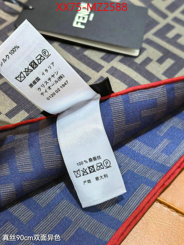 Scarf-Fendi for sale cheap now ID: MZ2588 $: 75USD