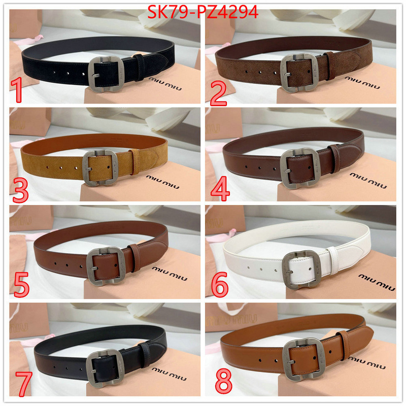 Belts-MIU MIU where can i buy ID: PZ4294 $: 79USD