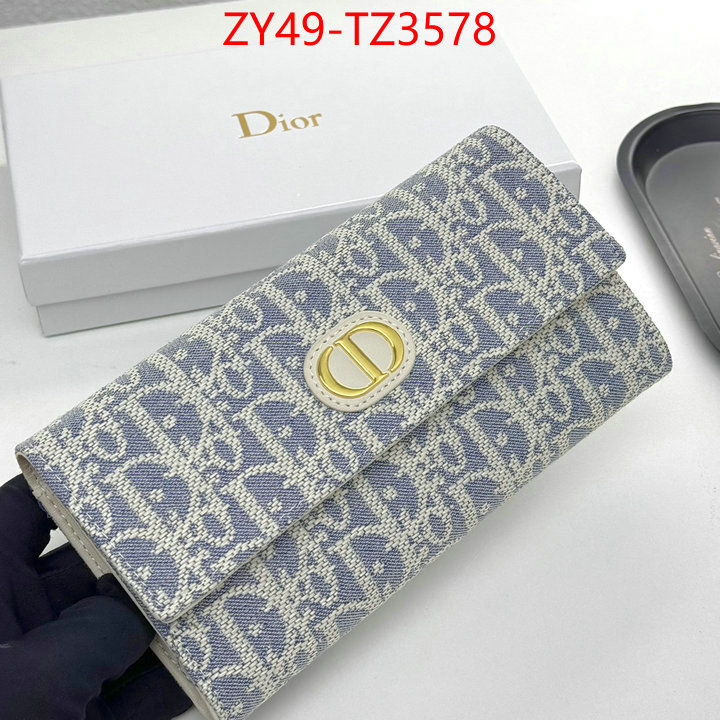 Dior Bags(4A)-Wallet- the best quality replica ID: TZ3578 $: 49USD,