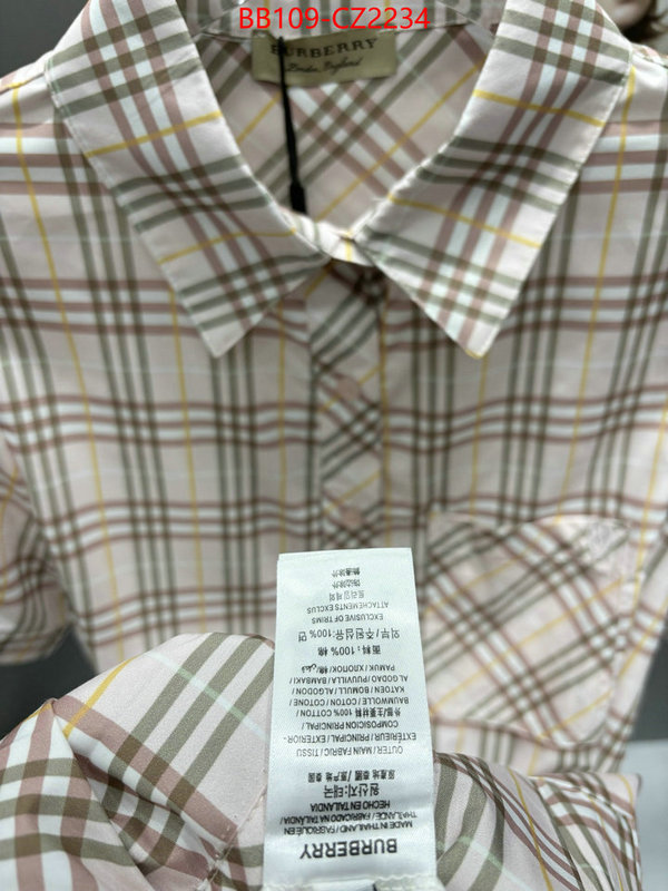 Clothing-Burberry sell online ID: CZ2234 $: 109USD