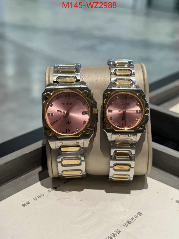 Watch(4A)-Gucci aaaaa+ quality replica ID: WZ2988 $: 145USD