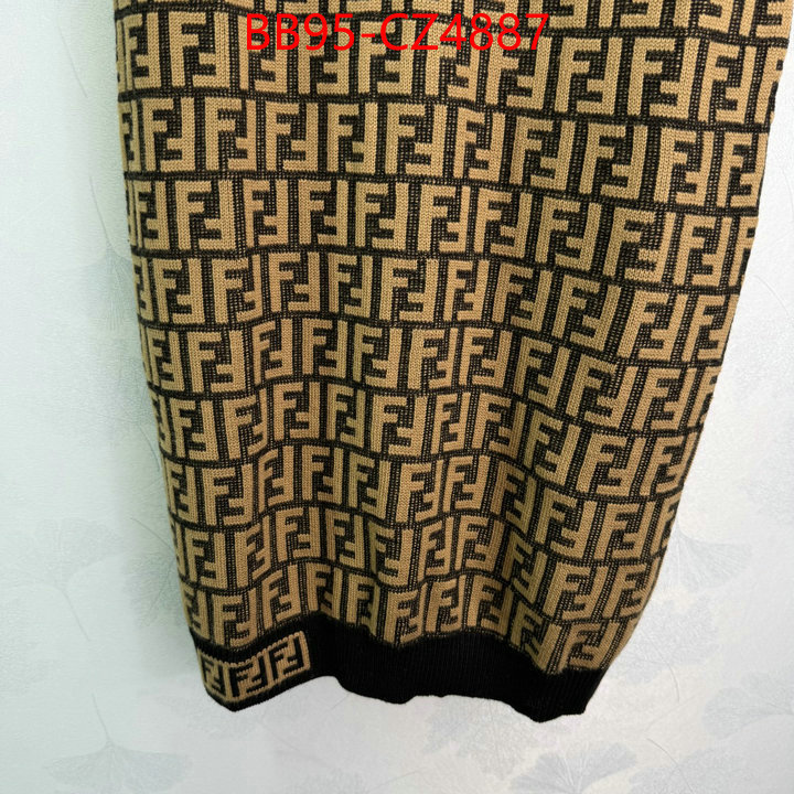 Clothing-Fendi sellers online ID: CZ4887 $: 95USD
