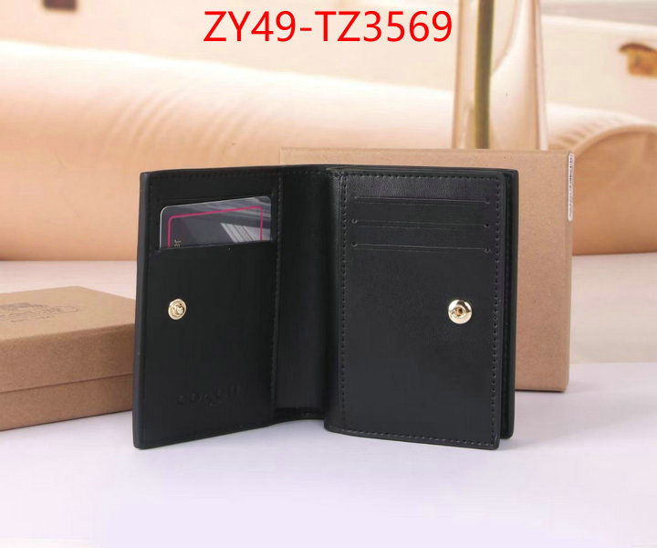 Coach Bags(4A)-Wallet what ID: TZ3569 $: 49USD,