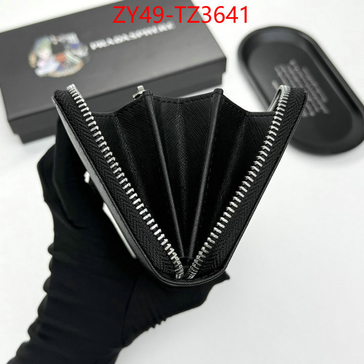 Prada Bags(4A)-Wallet aaaaa customize ID: TZ3641 $: 49USD,
