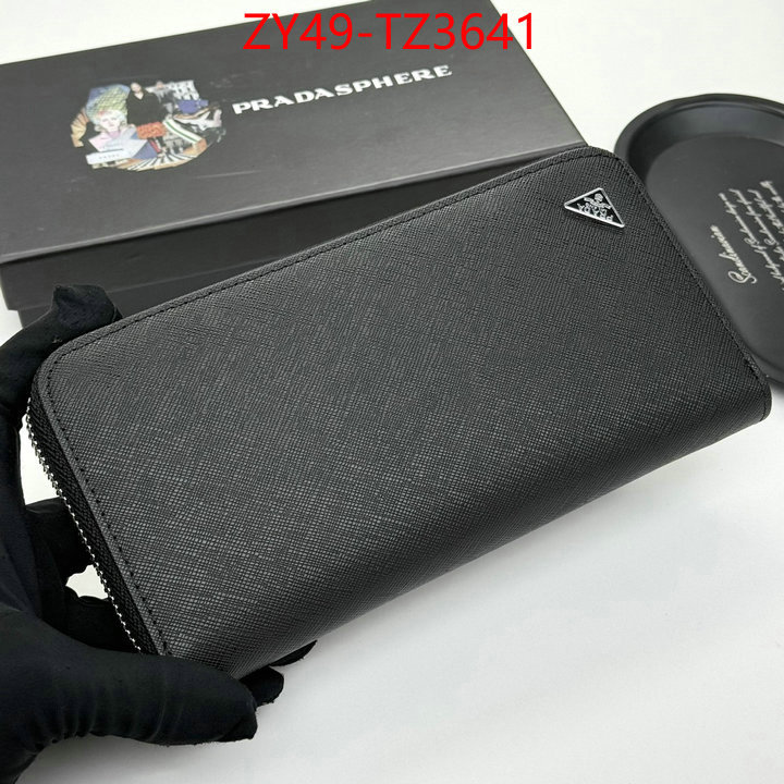 Prada Bags(4A)-Wallet aaaaa customize ID: TZ3641 $: 49USD,