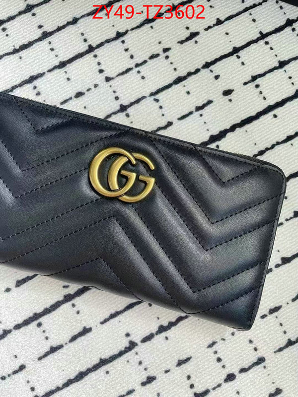 Gucci Bags(4A)-Wallet- aaaaa replica ID: TZ3602 $: 49USD,