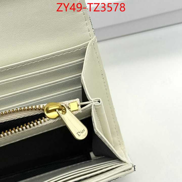 Dior Bags(4A)-Wallet- the best quality replica ID: TZ3578 $: 49USD,
