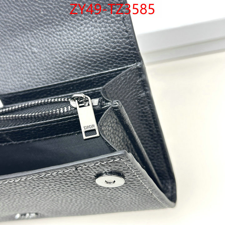 Dior Bags(4A)-Wallet- fake high quality ID: TZ3585 $: 49USD,