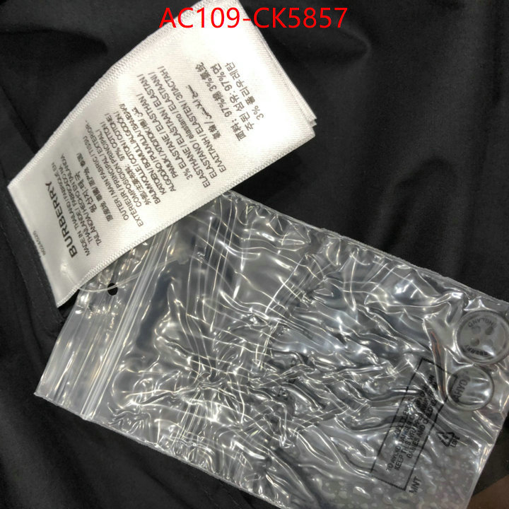 Clothing-Burberry best replica 1:1 ID: CK5857 $: 109USD