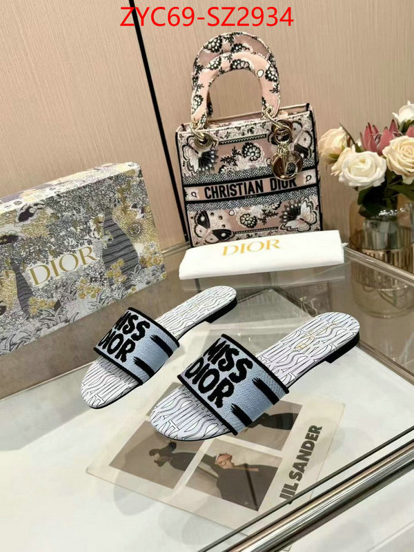 Women Shoes-Dior wholesale imitation designer replicas ID: SZ2934 $: 69USD