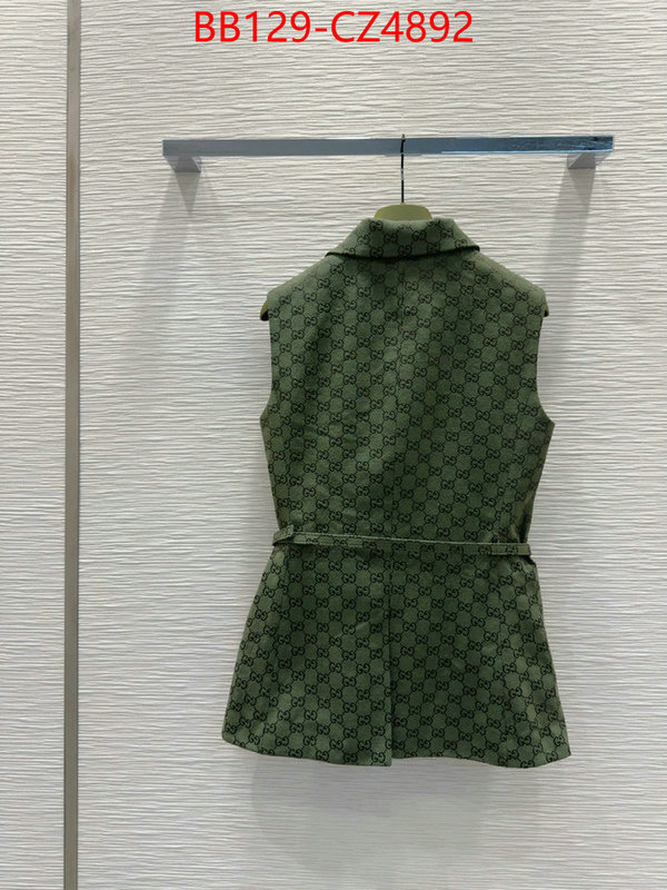 Clothing-Gucci top 1:1 replica ID: CZ4892 $: 129USD