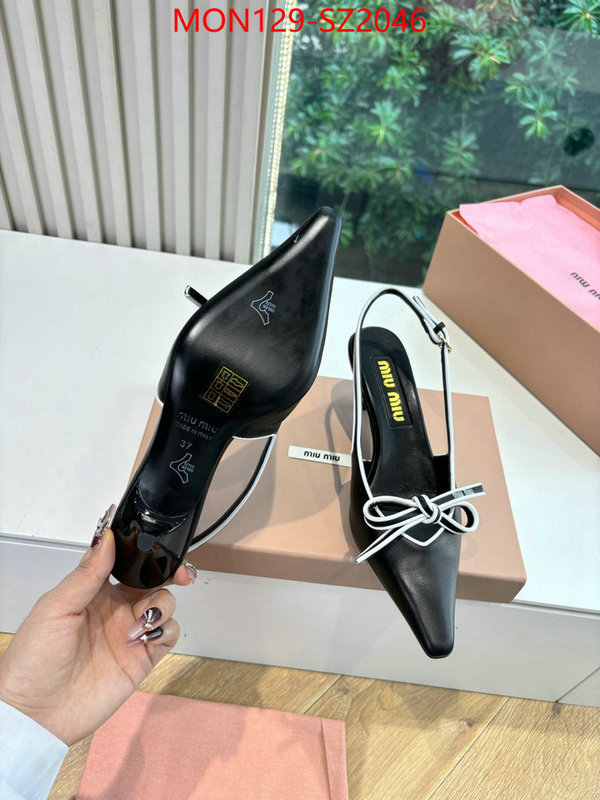 Women Shoes-Miu Miu 1:1 replica ID: SZ2046 $: 129USD
