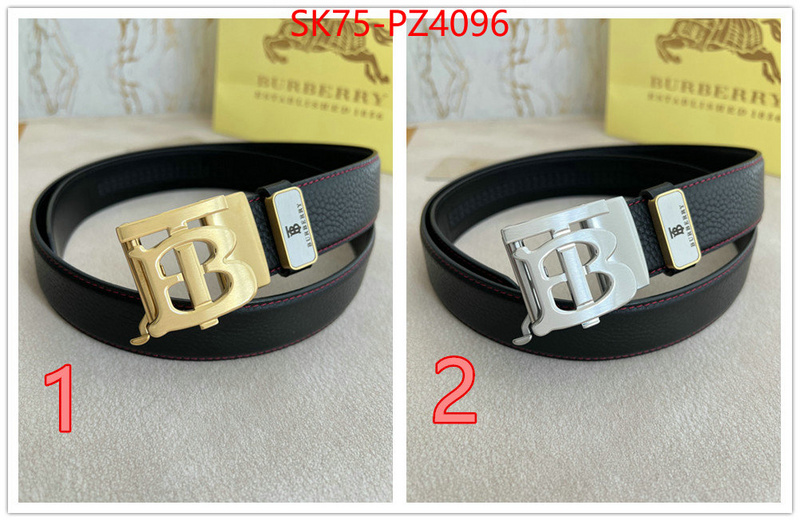 Belts-Burberry luxury cheap ID: PZ4096 $: 75USD