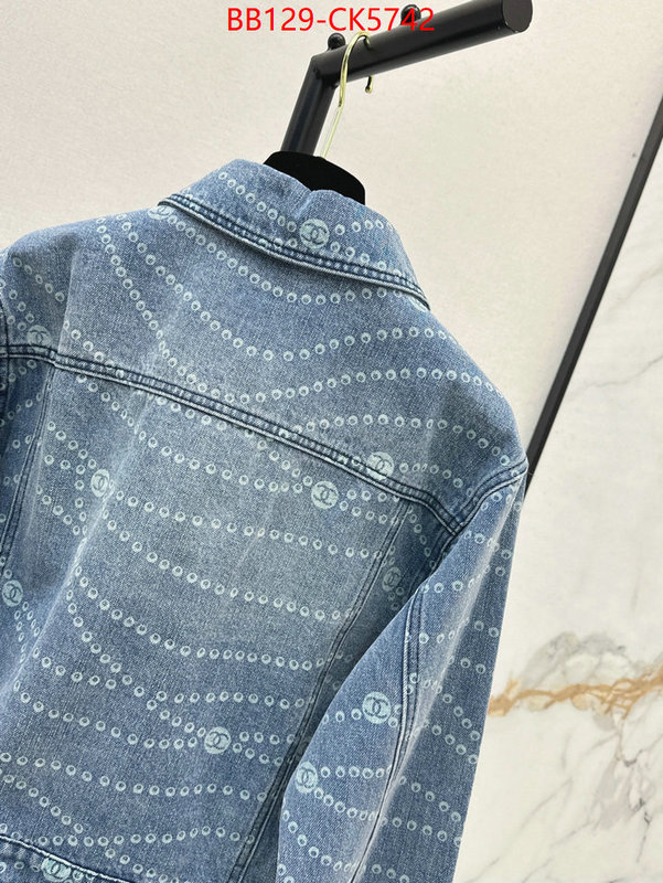 Clothing-Chanel high quality 1:1 replica ID: CK5742 $: 129USD